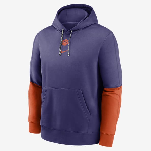 Nike Purple Clemson Tigers Hoodies. Nike